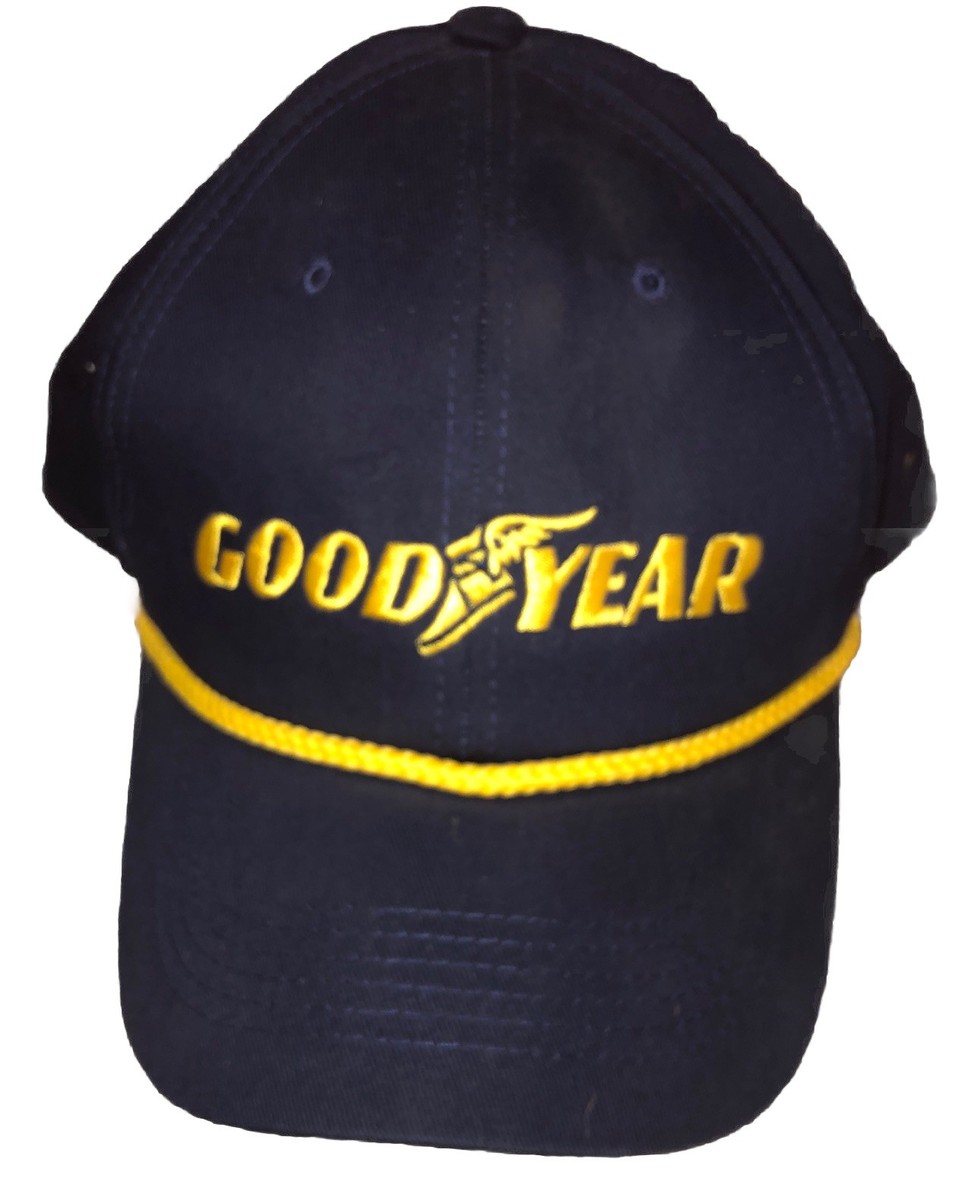 帽子 1980s GOODYEAR swingster made in usa Vintage Swingster Snapback Goodyear Patch Hat With Cord #1 In