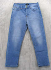 Curve Appeal Jeans Relaxed Fit Women's 6 Blue Light Wash Stretch Denim Cotton