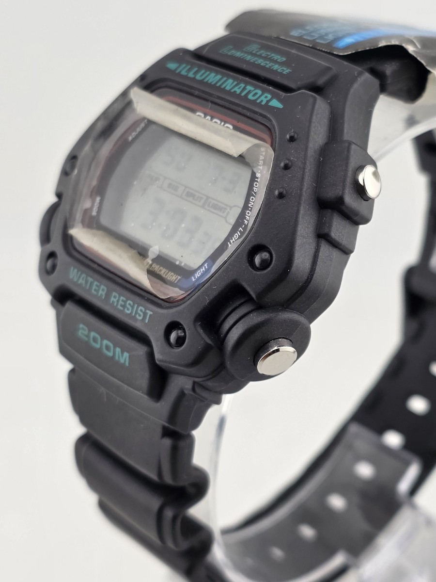TWO (2) Vintage CASIO DW-290-T Resin Watches Movement 1189 for