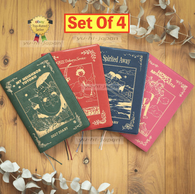 PSL Studio Ghibli 2027 Planer 4er Set Totoro Kiki Spirited Away Howl B6 Japan