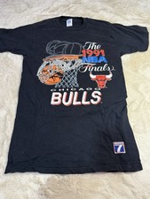 🔥Vintage 1991 NBA Finals Chicago Bulls Logo7 Michael Jordan Era USA Made M1