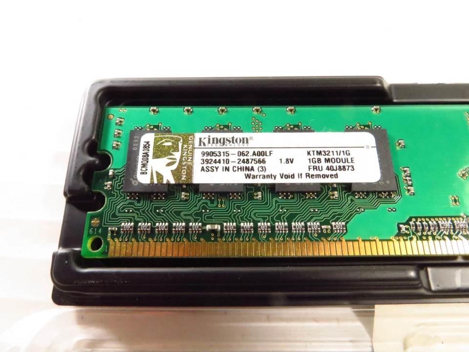 Kingston ValueRAM 1 GB DIMM 333 MHz DDR SDRAM Memory (KTC-D320/1G), DC341A - Image 2 of 3