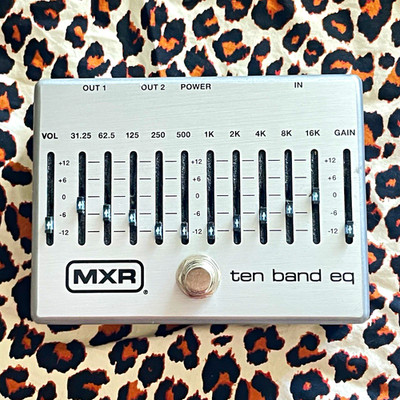 MXR M108S Ten Band EQ Analog Equalizer Effects Pedal
