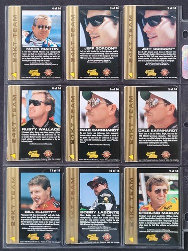 1995 Action Packed Country 24 Kt. Gold Partial NASCAR Racing Card Set 12/14 - Picture 2 of 4