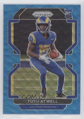 2021 Panini Prizm Rookie Blue Wave Prizm 59/199 Tutu Atwell #350 Rookie RC 5i2