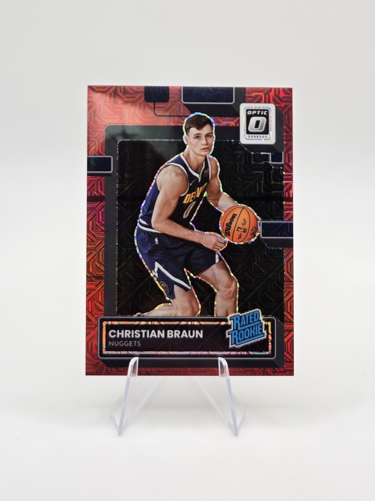 Christian Braun 2022-23 Donruss Optic RC Choice Red SP #/88 #238