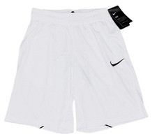 Nike Dri-Fit Women’s S Basketball Athletic White Drawstring Shorts w Pockets NWT