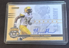 2010 Razor U.S. Army All-American Bowl Auto #BA-MF1 Marquis Flowers Bengals SP