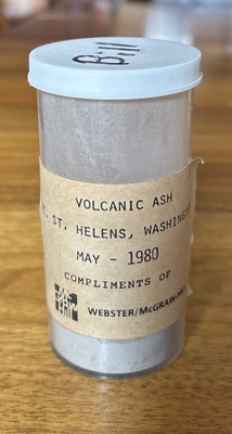 Mt. St. Helens 1980 Eruption Volcanic Ash Webster McGraw-Hill Memorabilia