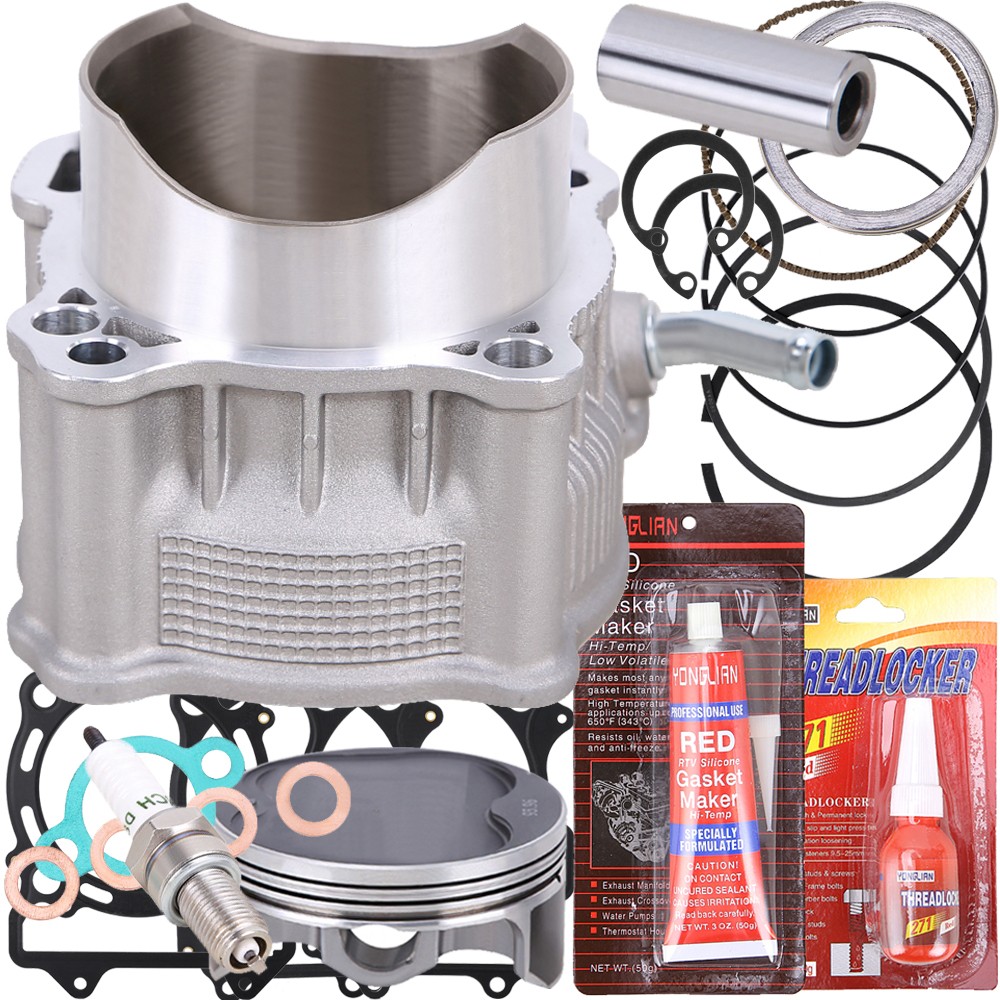 Top End Kit Cylinder Head Piston Gasket For Kawasaki KFX400 SUZUKI LTZ400 DRZ400