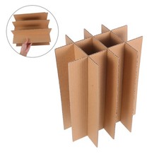  5 Pcs Red Wine Carton Partitions Glass Divider Kits Packing Boxes
