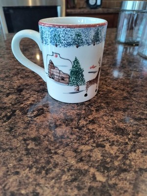 collectible ceramic coffee or tea mug manufactured  under the Hudson Bay brand.