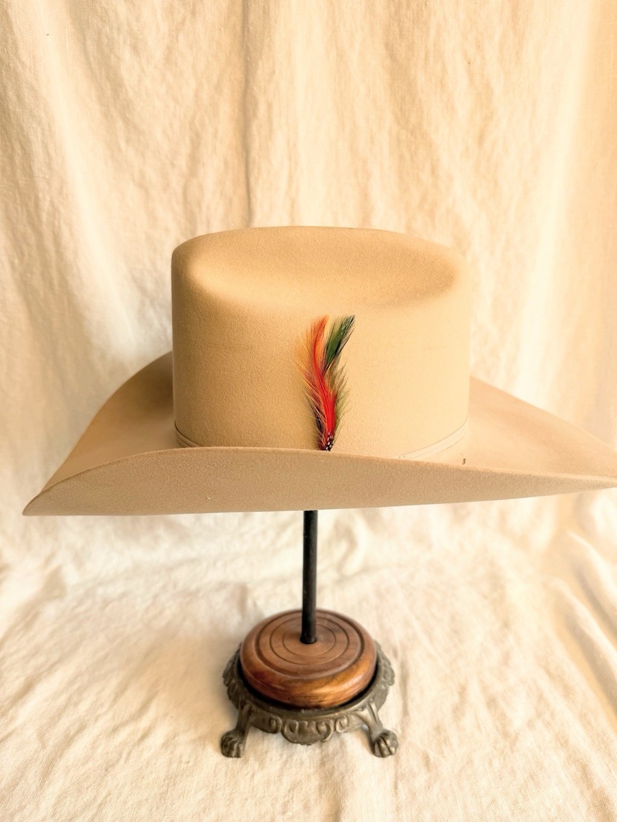 Vintage Stetson Rancher Silver Bell size 7 Beaver 4x cowboy hat | eBay