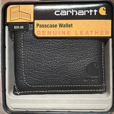 Carhartt Pebble Real Leather Passcase Wallet ...