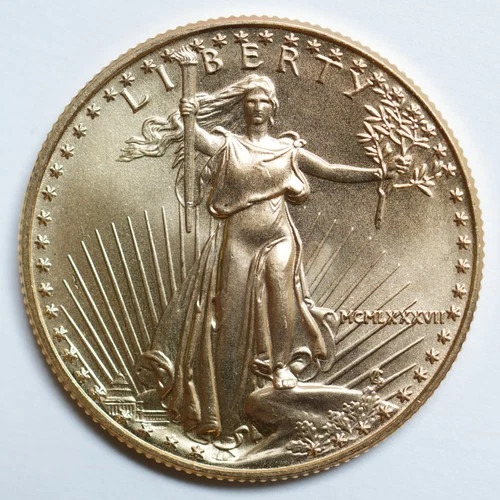 1987 American Gold Eagle 1/2 oz — photo from the most recent tracked eBay sale