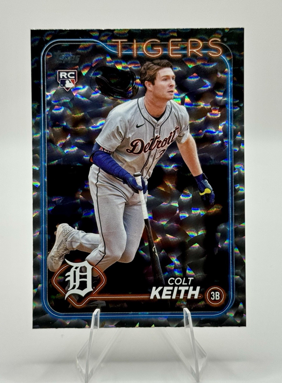 2024 Topps Update Series - Silver Crackle Foilboard #US73 Colt Keith (RC)