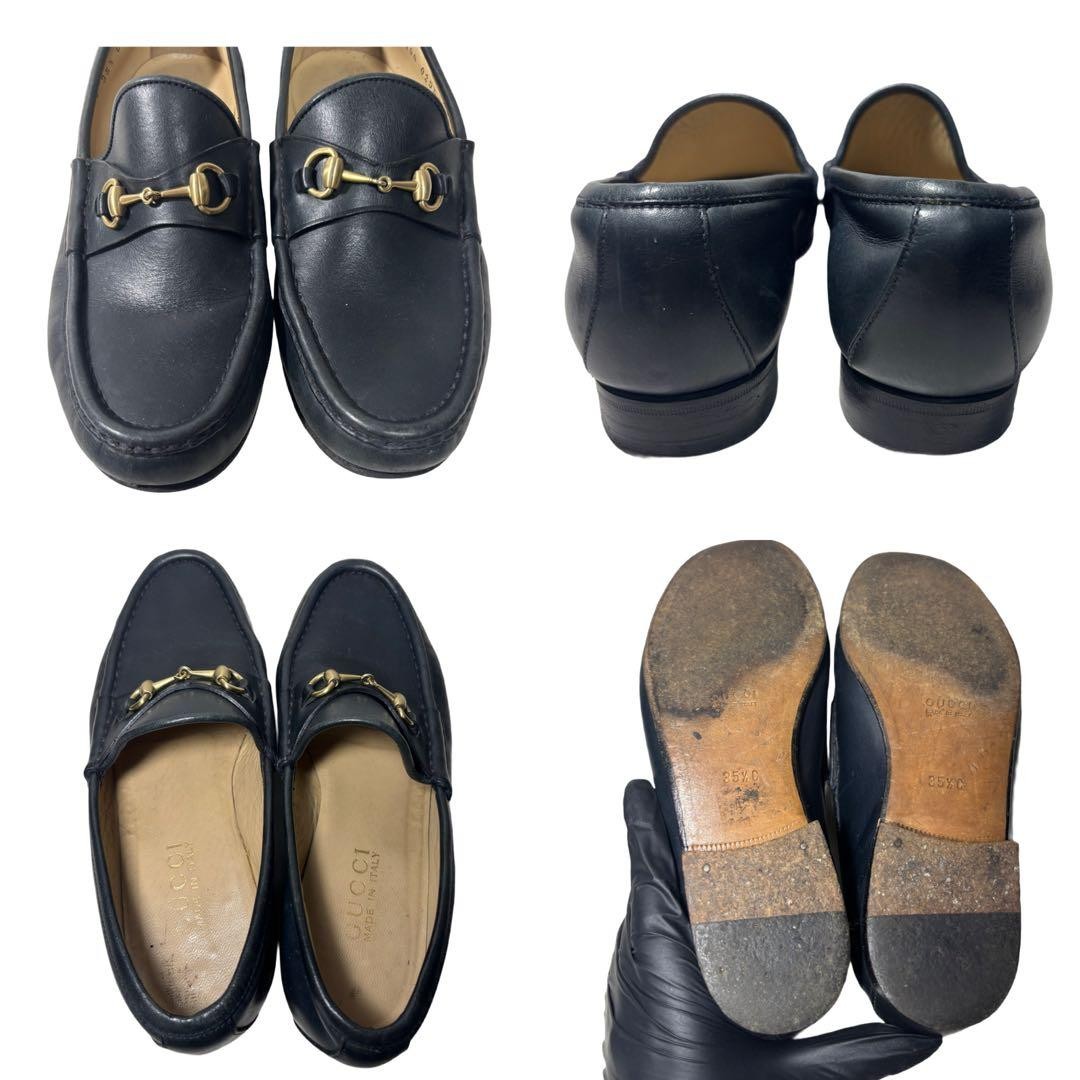 Gucci Horsebit Loafers Business Shoes Black Size 35.5 US About 5.5 For Women thumbnail 5