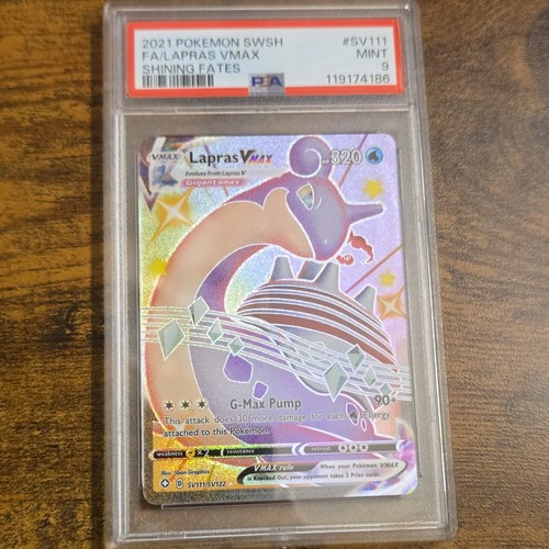 Lapras VMAX graded PSA 9 for sale on eBay