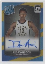 2017 Donruss Optic Rated Rookie Gold Prizm Signatures 7/10 Ike Anigbogu Auto 0en