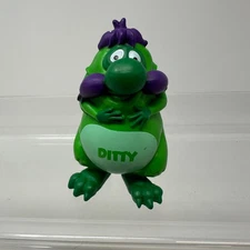 Yowie Surprise Ditty Green Purple Figure Monster Creature Figurine 2"