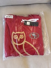 OVO x NFL San Francisco 49ers Icon Team Hoodie Size Large