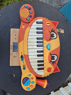 B. Toys Meowsic Cat Keyboard Piano w/ Microphone Interactive Musical Toy WORKS