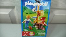 Playmobil 4347 2 Children and 6 Cats With Cat Tree 2007 NEW