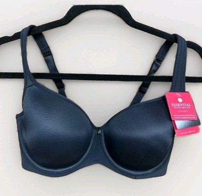  Essential Bodywear Abbie Bra #6111   40E (DD)   Black   NEW With Tags   T-shirt