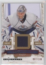 2007-08 Fleer Hot Prospects Jersey Red Hot 67/100 Dwayne Roloson #28 8tn