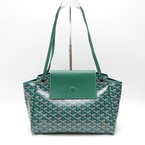 Goyard Rouette Green Canvas Shoulder Bag T10444459