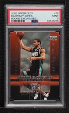 2003-04 Upper Deck Rookie Exclusives Star Dahntay Jones #16 PSA 9 MINT 0mx2