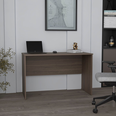 Malibu 47'' Gray Walnut Desk | Modern Computer Table