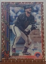 Pete Alonso 2025 Topps Holiday GOLDEN HOLIDAY LIGHTS #H34  M35