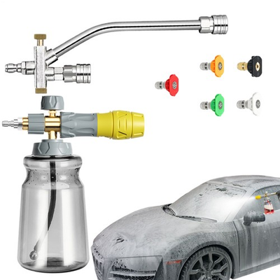 #ad Car Wash Snow Foam Cannon Soap Bottle Sprayer Nozzle For Pressure Washer Gun Jet $90.71