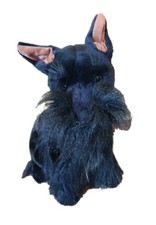 Melissa Doug Black Schnauzer Scottie Large Life-Size Plush Stuffed Dog 19"