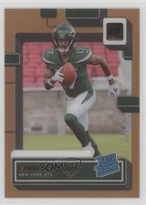 2022 Panini Clearly Donruss Rated Rookie Orange 4/75 Garrett Wilson #56 07lk