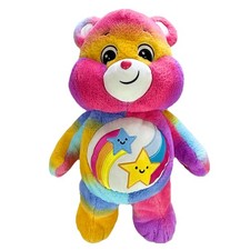 Care Bears Dare To Care Bear Jumbo 24" Vibrant Stripe Plush 2024 Stuffed Toy