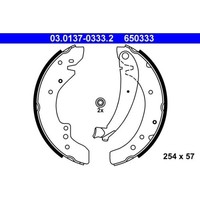 1X Bremsbackensatz ATE 03.0137-0333.2 Passend FüR CitroËN Fiat Peugeot