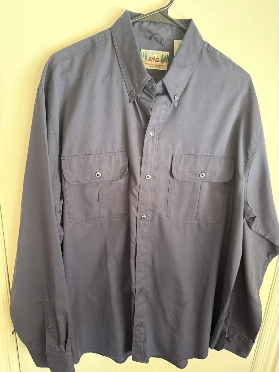 Chemise de sport EMS Eastern Mountain homme grande taille grise