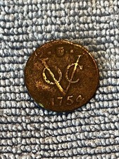 Netherlands East Indies / Utrecht - VOC 1/2 Duit 1754