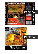 Duke Nukem Time to Kill - PlayStation PS1 Replacement Inlay Covers Front Back