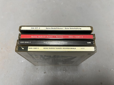 Heinz Rudolf Kunze - 4 CD´s Lot/Konvolut: Gute Unterhaltung,Brille,Draufgänger..