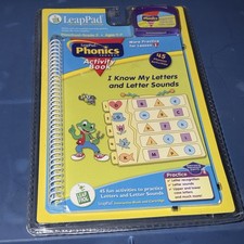 LeapPad Phonics Letters Letter Sounds Cartridge Book Educational Learning