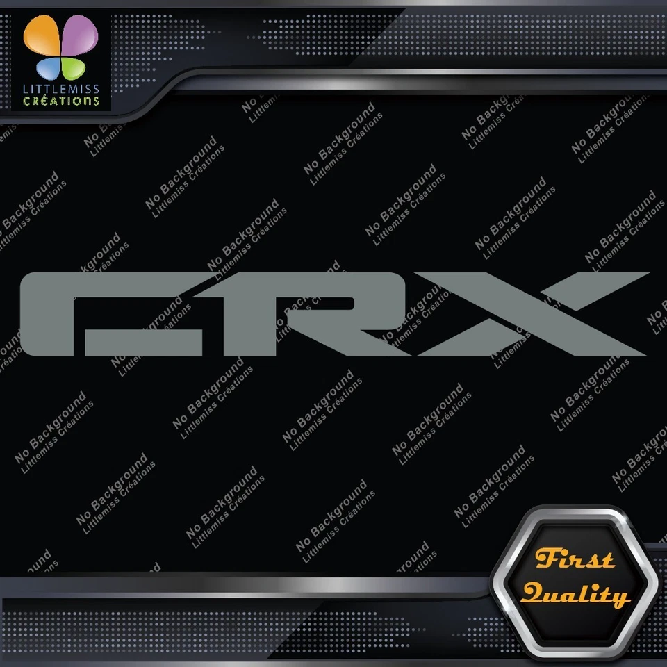 Compatible Honda CRX Modern Cars JDM Tuning Racing Logo Vinyl Decals Stickers Foto 4 de 4