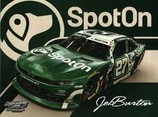 NEW 2026 JEB BURTON 27 SPOT ON NASCAR POSTCARD POCONO