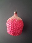 Antique German Glass Strawberry Ornament — photo 2