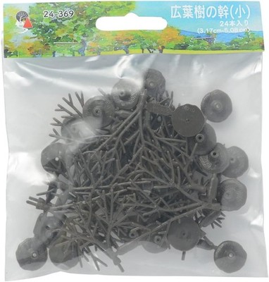 Woodland Scenics x KATO Broadleaf Tree Trunks S 30-50mm 24pcs 24-369 Model