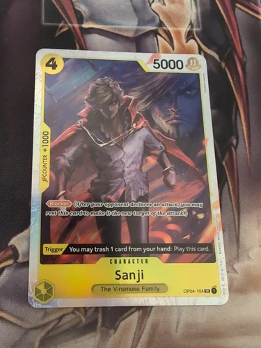 OP04-104 Sanji One Piece Card Game - Kingdoms of Intrigue 
