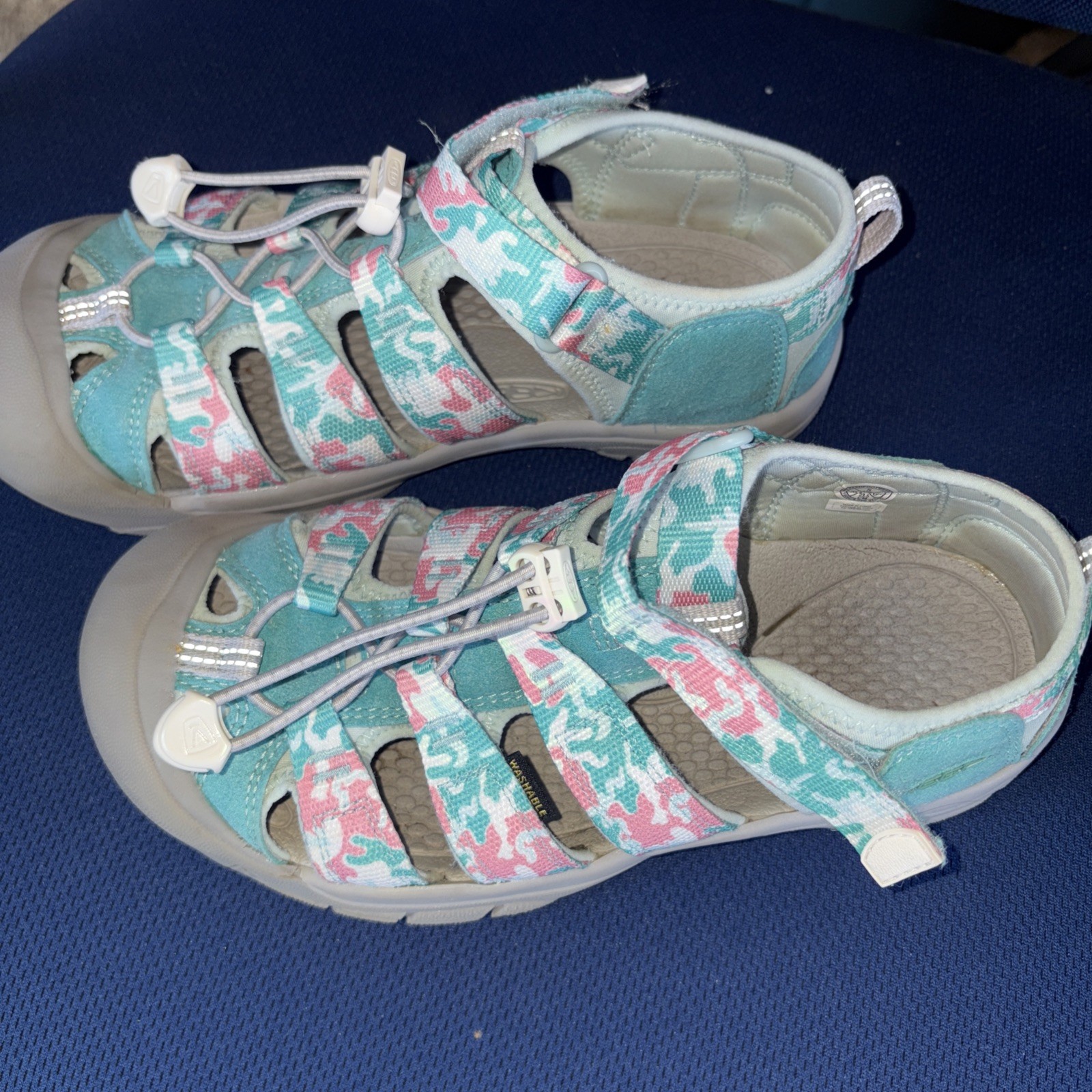 Sandali impermeabili Keen Newport giovani taglia 5 rosa turchese