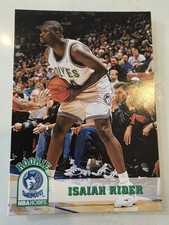 1993 NBA Hoops Isaiah Rider Rookie 367 MINT